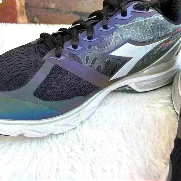 Diadora Blu Shield Mythos Hip Metallic Athletic Running Sneakers Size 7 - Picture 12 of 16